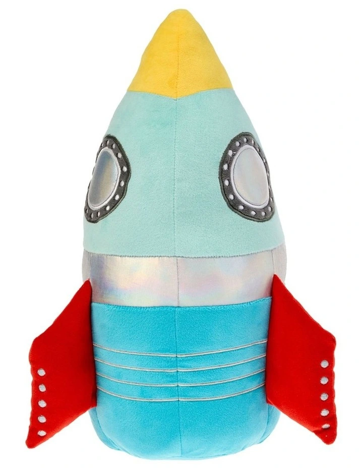Racer Rocket Novelty Cushion in Multi image 1