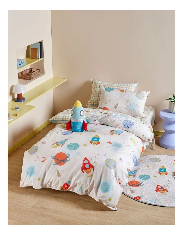 Racer Rocket Novelty Cushion in Multi image 3