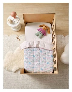 Lottie Cot Coverlet in Multi