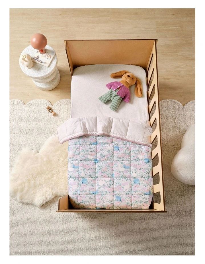 Lottie Cot Coverlet in Multi image 1