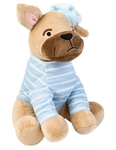 Felix the Frenchie Novelty Cushion in Blue