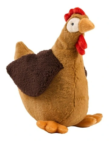 Hettie Hen Novelty Cushion in Brown