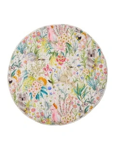 Linen House Kids Bush Folk Playmat In Pink