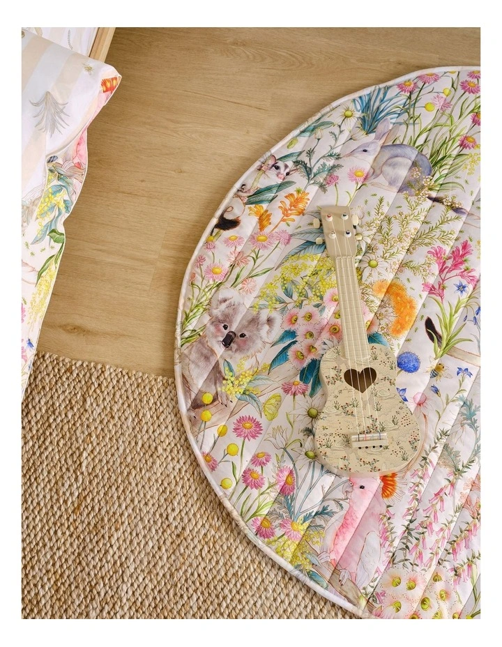 Linen House Kids Bush Folk Playmat In Pink image 4
