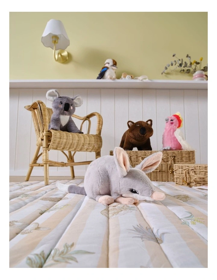 Linen House Kids Bonnie Bilby Novelty Cushion In Grey image 2