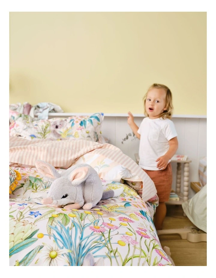 Linen House Kids Bonnie Bilby Novelty Cushion In Grey image 3