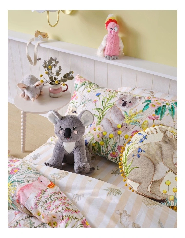 Linen House Kids Kevin Koala Novelty Cushion In Grey image 3