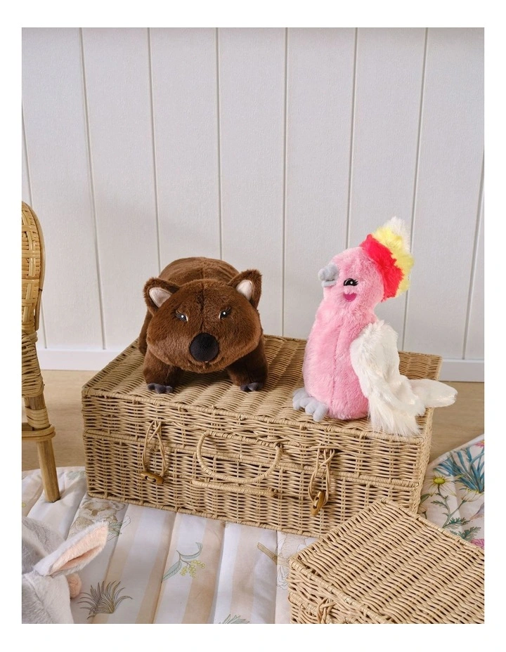 Linen House Kids William Wombat Novelty Cushion In Brown image 2