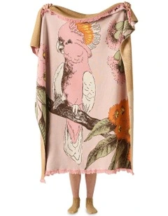 Linen House Kids Greta Galah Blanket In Pink