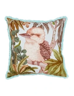 Linen House Kids Kirby Kookaburra Cushion 50x50cm In Blue