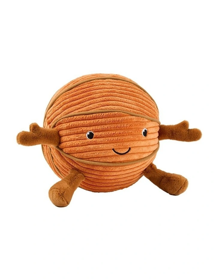 Benny Basketball Novelty Cushion in Orange image 1