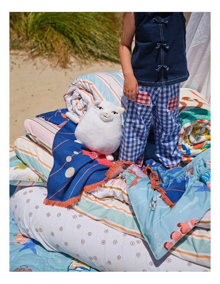 Cuddly Catie Novelty Cushion in White image 2