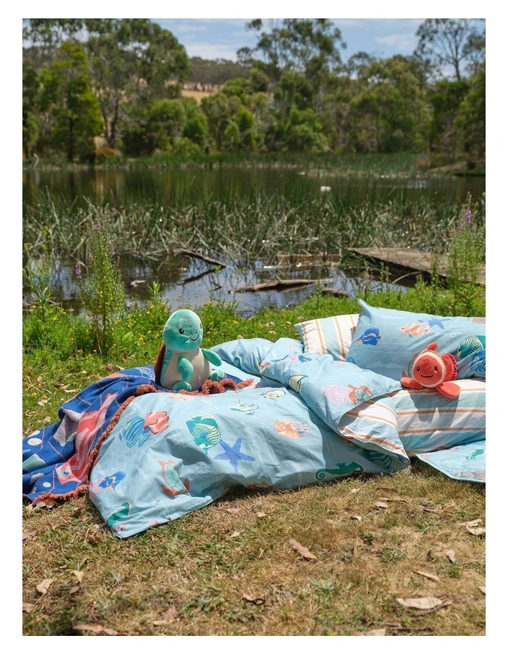 Tully Turtle Novelty Cushion in Green image 4