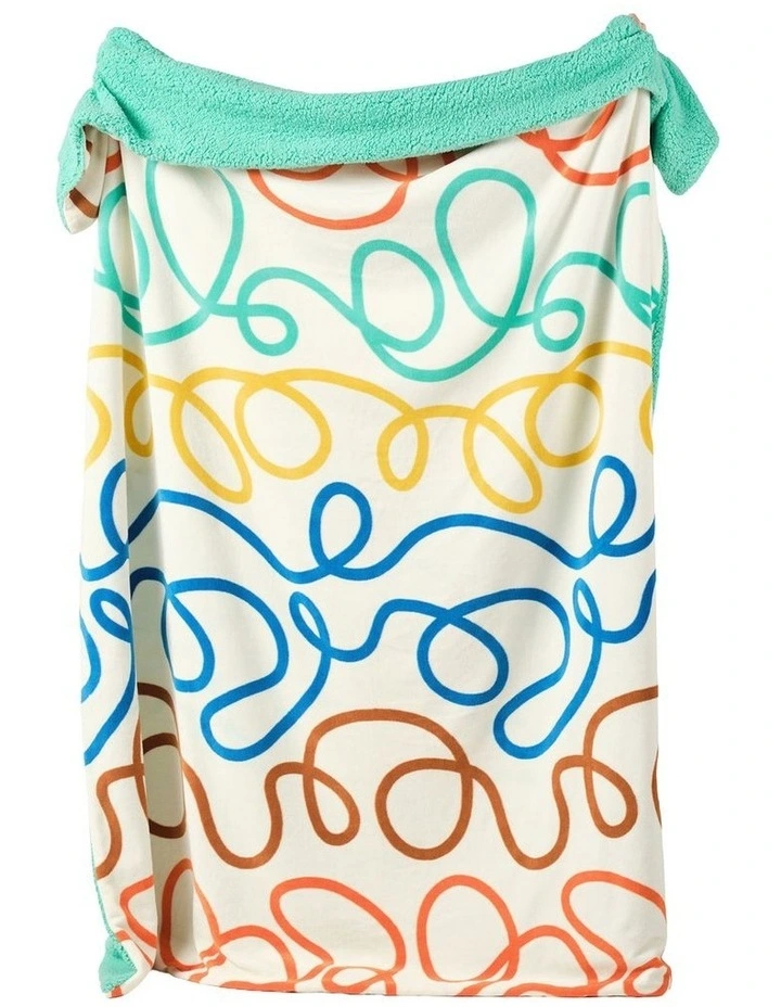 Squiggle Blanket in Multi image 2