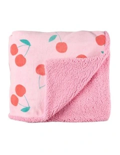 Cherrylicious Blanket in Pink