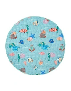 Under The Sea Playmat in Aqua