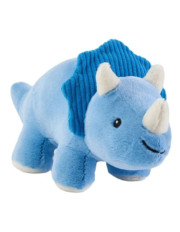 Terence Triceratops Novelty Cushion In Blue image 1