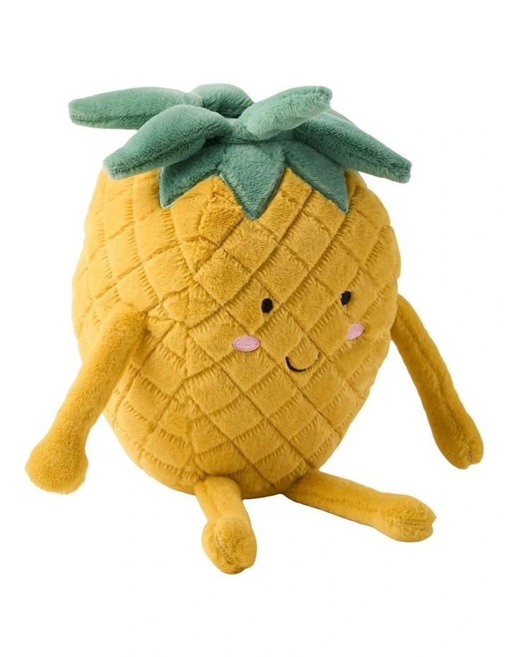 Polly Pineapple Novelty Cushion In Yellow image 1
