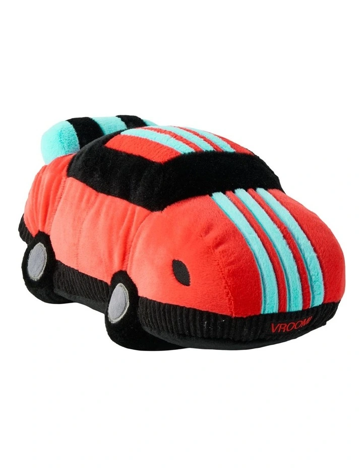 Reggie Race Car Novelty Cushion In Red image 1
