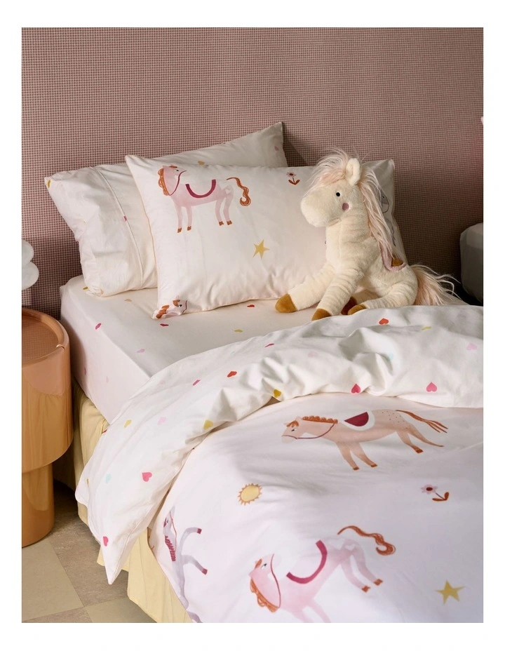 Penny Pony Novelty Cushion In Pink image 2