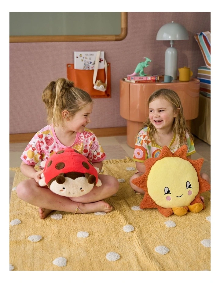 Sally Sunshine Novelty Cushion In Yellow image 3