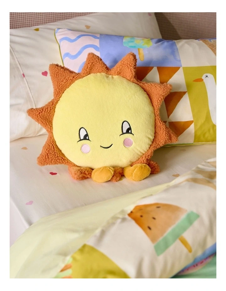 Sally Sunshine Novelty Cushion In Yellow image 5