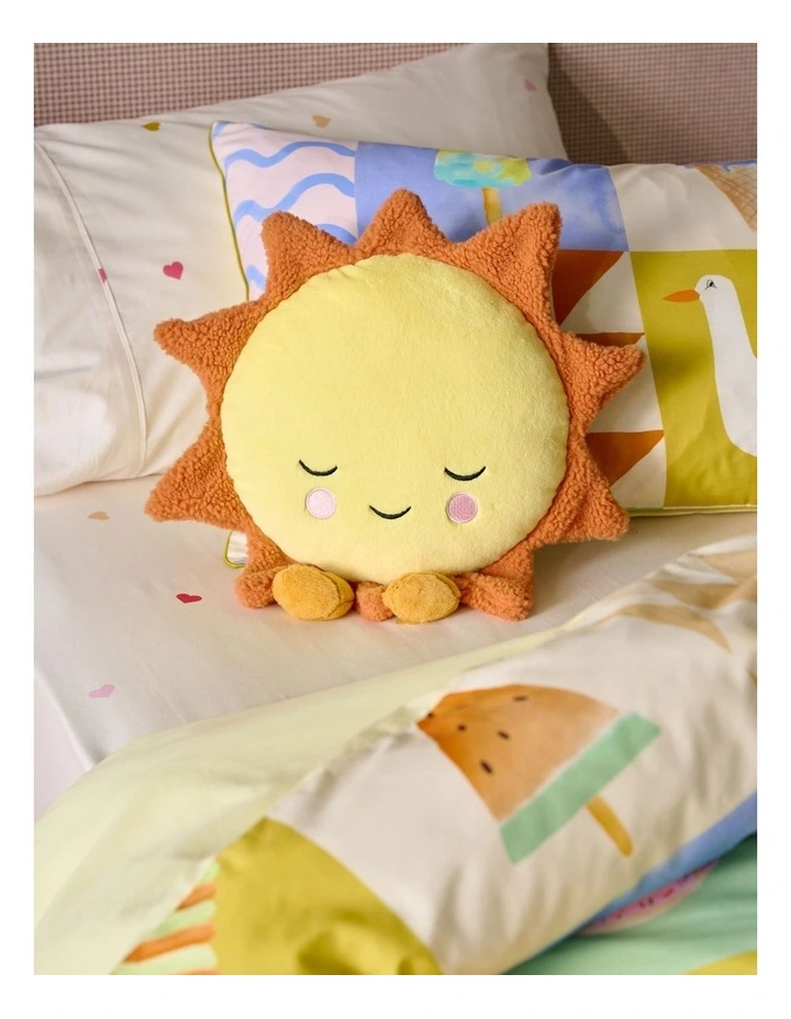 Sally Sunshine Novelty Cushion In Yellow image 6