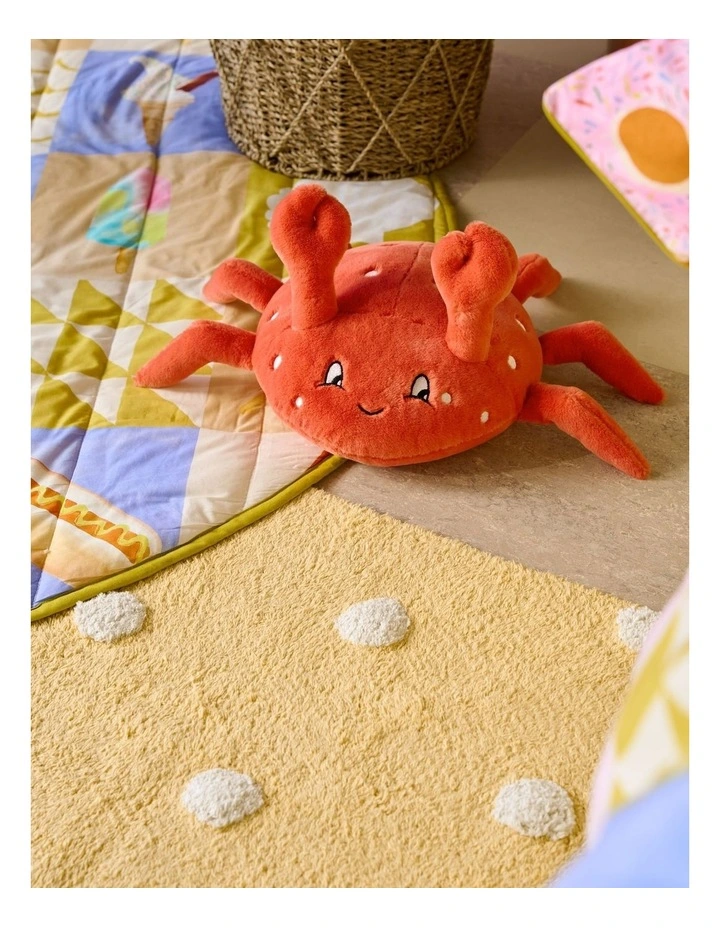 Cain Crab Novelty Cushion In Orange image 2