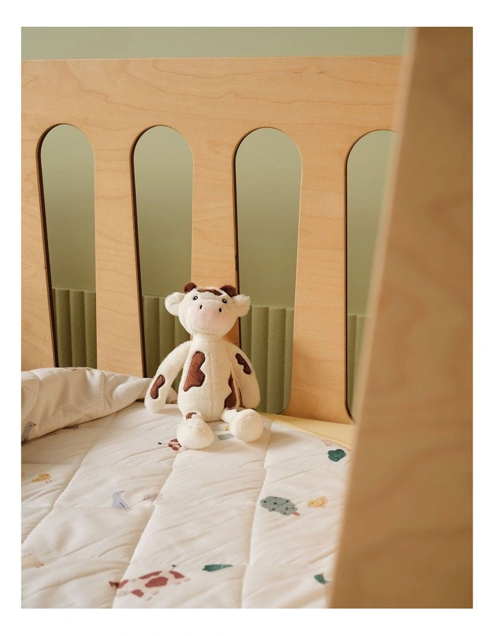 Moo Moo Novelty Cushion In White image 2