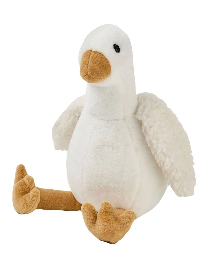 Little Gil Goose Novelty Cushion In White image 1
