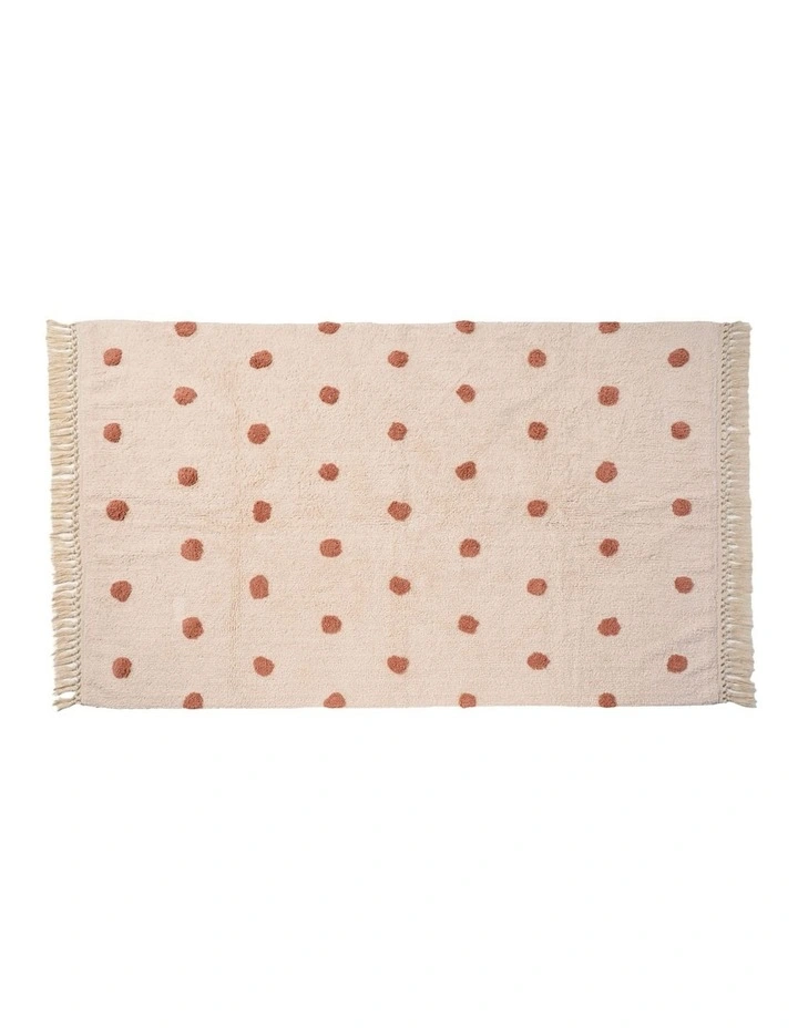 Confetti Cotton Tufted Floor Rug In Blush image 1