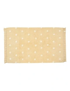 Confetti Cotton Tufted Floor Rug In Butter