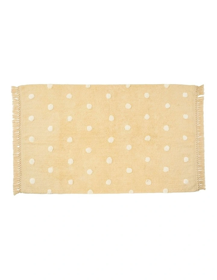 Confetti Cotton Tufted Floor Rug In Butter image 1