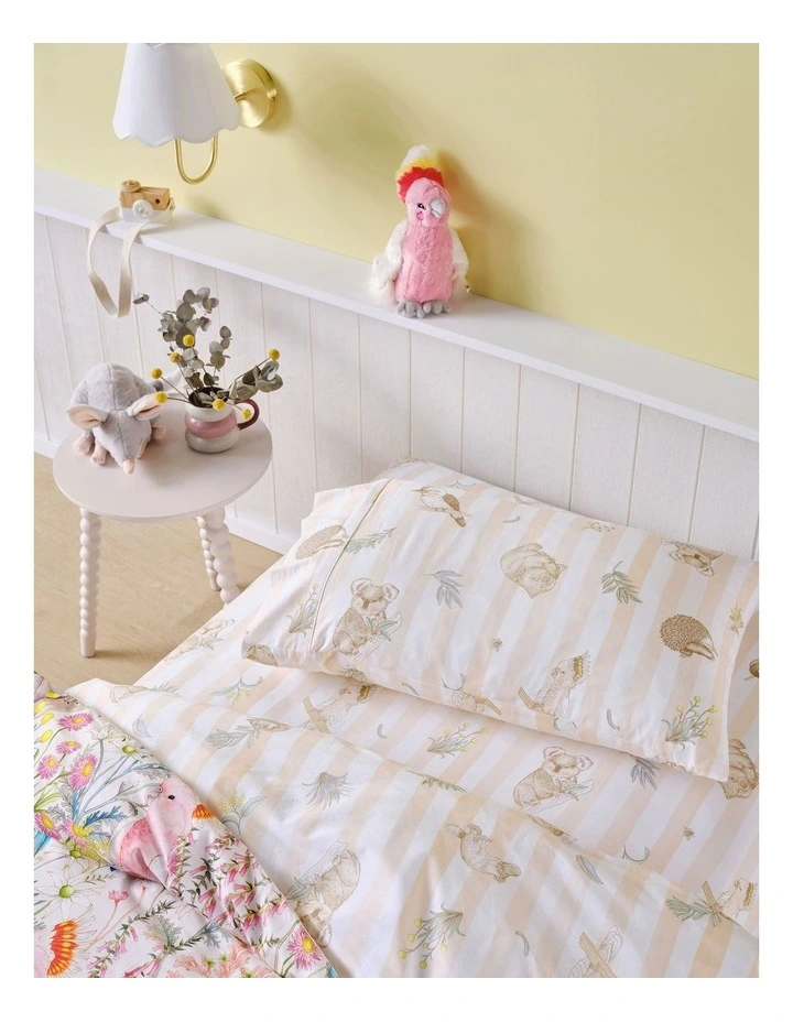 Linen House Kids Bush Walk Combo Sheet Set In Pink image 4