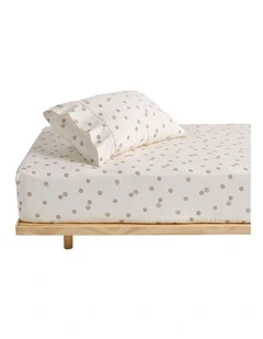 Flower Garden Cotton Percale Combo Sheet Set in Blossom