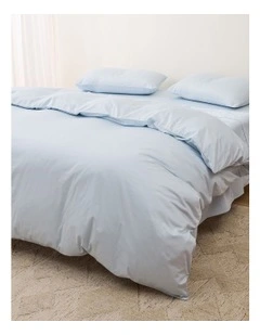 Eden Cotton Quilt Cover Set in Sky