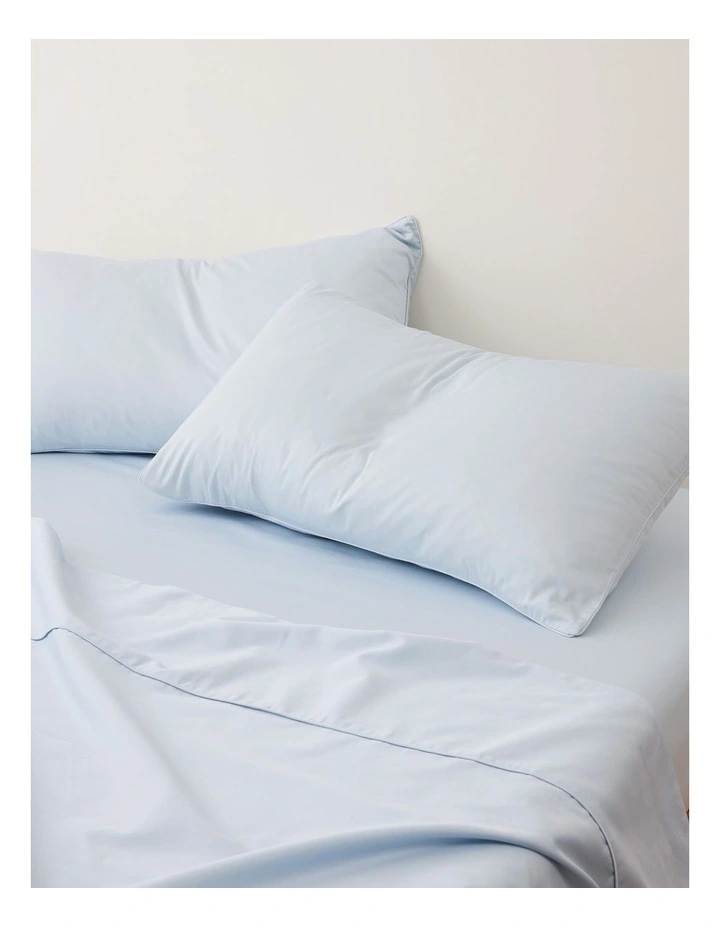 Eden Cotton Quilt Cover Set in Sky image 3