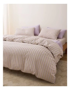 Leo Washed Cotton Quilt Cover Set in Boden