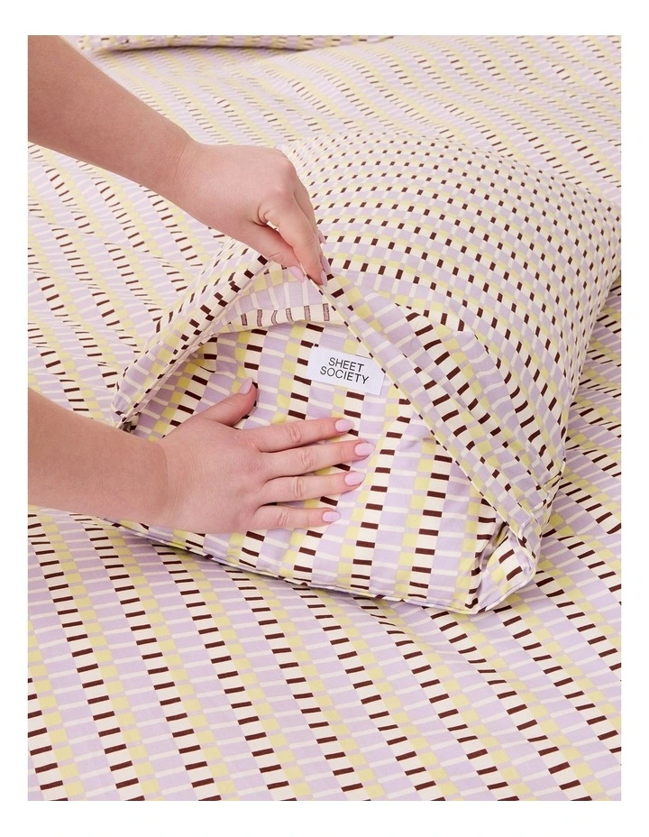 Leo Washed Cotton Quilt Cover Set in Boden image 3