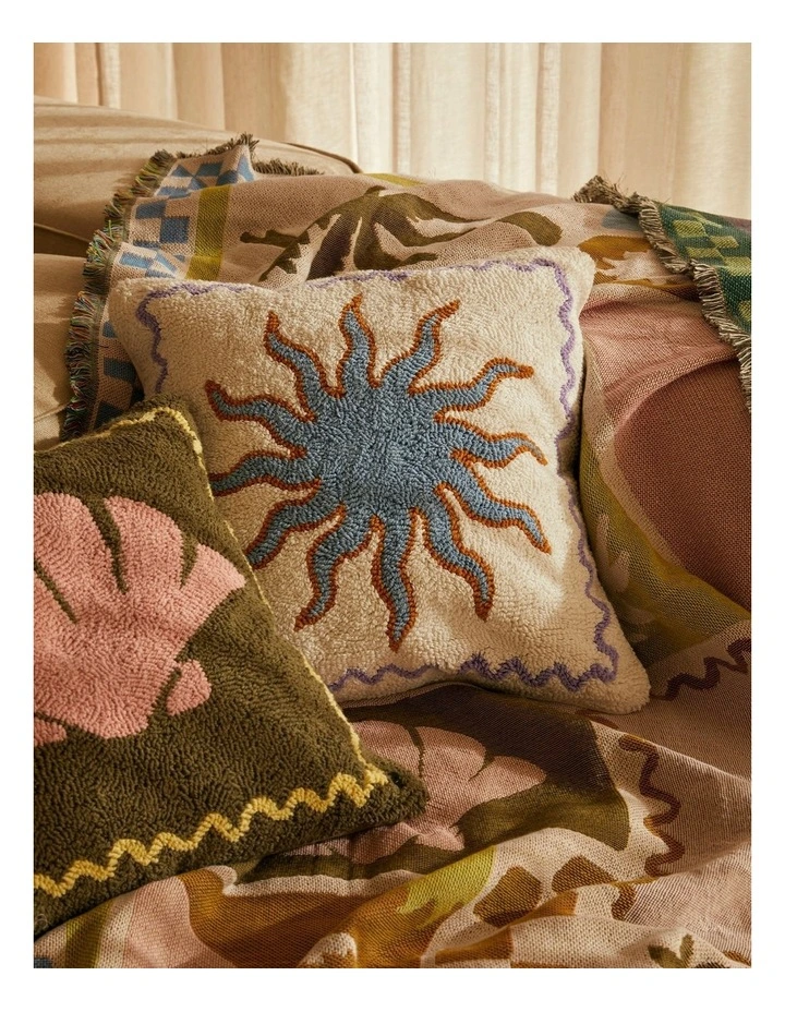 Charlie Cotton Cushion in Jovie Warm White image 3