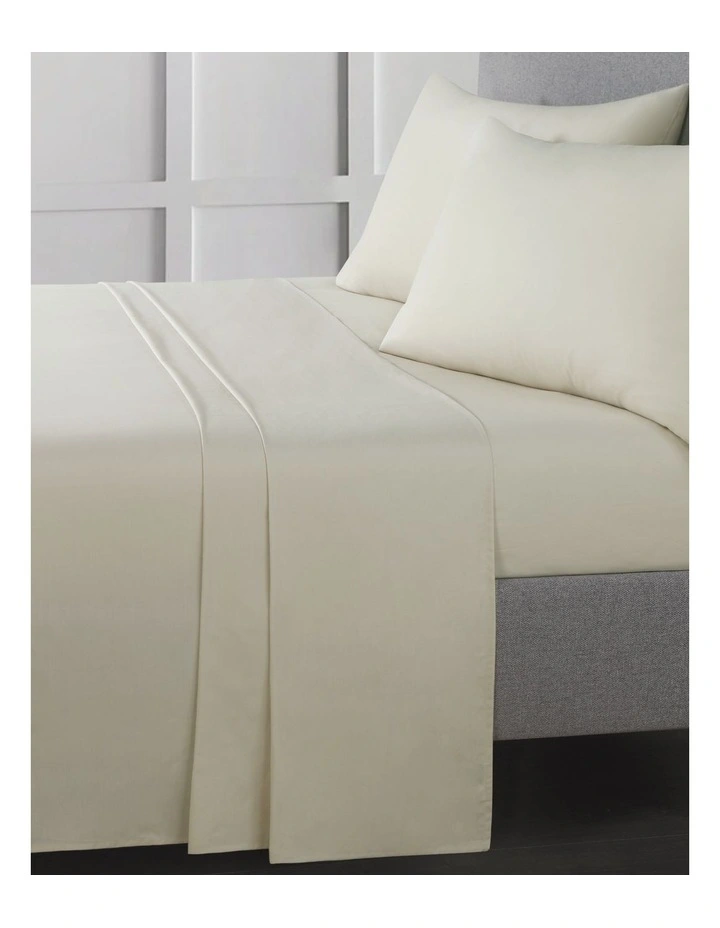 Pure Cotton Sheet Set in Oatmeal image 1