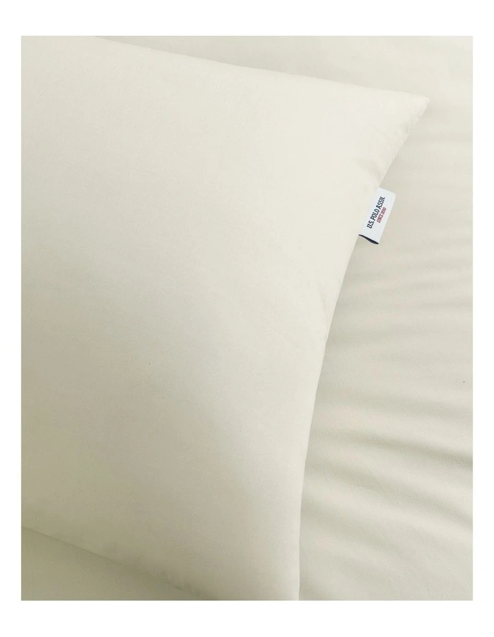 Pure Cotton Sheet Set in Oatmeal image 2