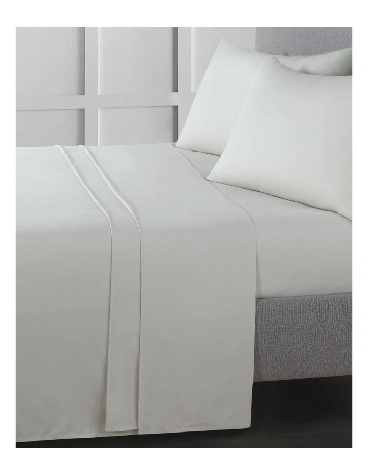 Pure Cotton Sheet Set in Vapour Blue image 1