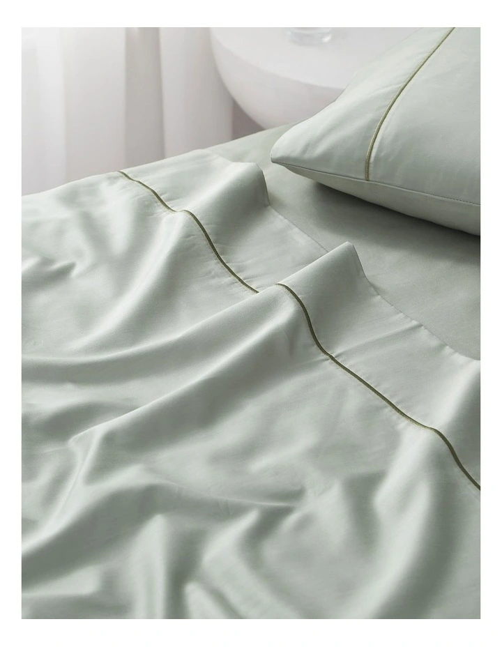 1250Thread Count Triblend Sheet Set in Sage image 2