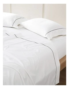 1250Thread Count Triblend Sheet Set in White
