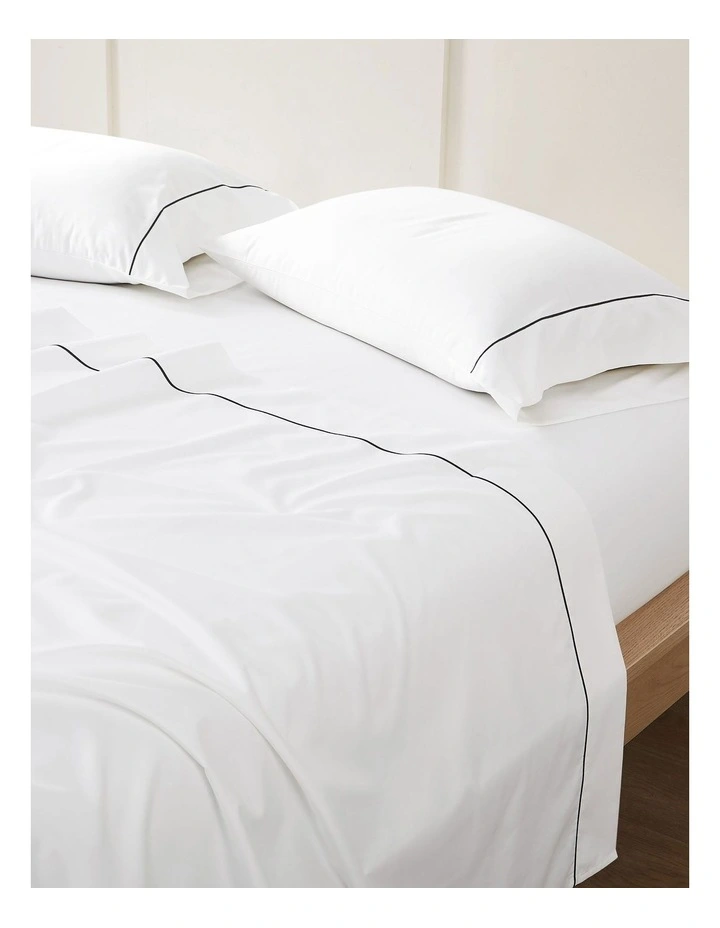 1250Thread Count Triblend Sheet Set in White image 1