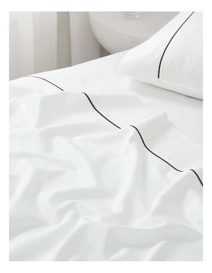 1250Thread Count Triblend Sheet Set in White image 2