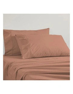 400TC Egyptian Cotton Sateen Sheeting in Cedar
