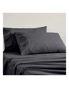 400TC Egyptian Cotton Sateen Sheeting in Granite