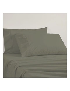 400TC Egyptian Cotton Sateen Sheeting in Moss